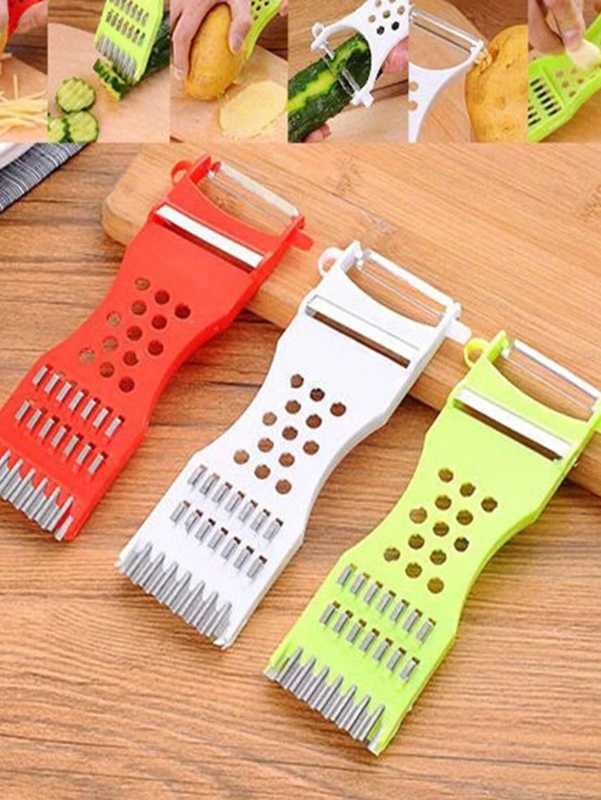 1PC differentPlastic Frame Vegetable Fruit Grater Slicer Peeler Metal Scraper UK
Opens in a new wind