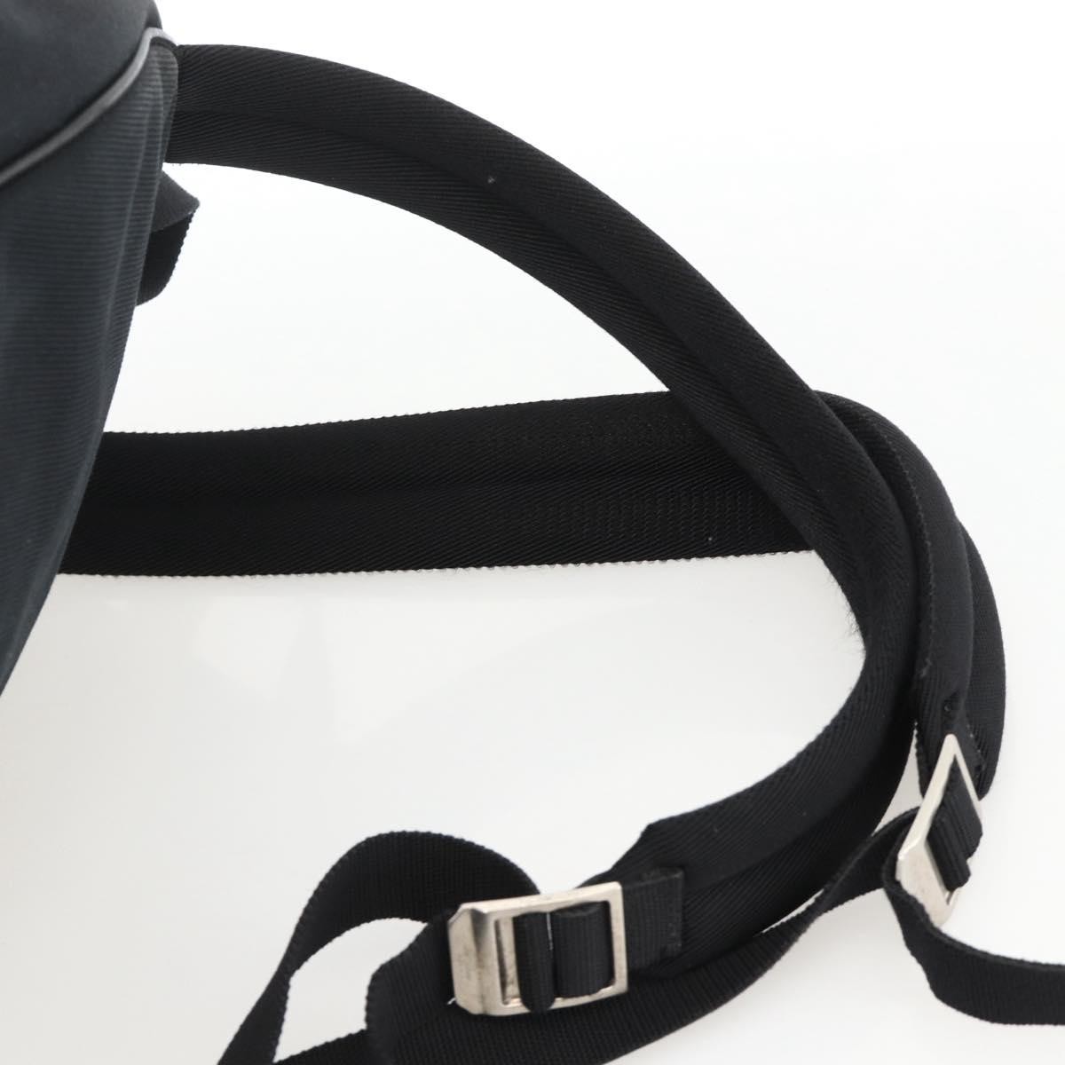 SAINT LAURENT Backpack Canvas Black Silver Auth bs34220 — image 15
