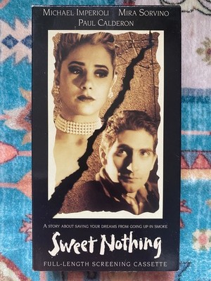 Sweet Nothing (VHS 1994) RARE Screening Copy Not Tested *Mold
