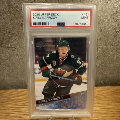 2020-21 Upper Deck Series 2 Hockey - Young Guns #451 Kirill Kaprizov PSA 9  