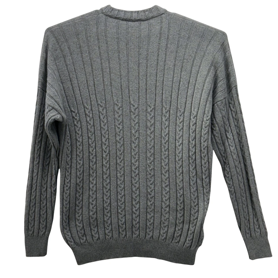 Neiman Marcus Cashmere Cable Knit Sweater XL Luxury Warm Soft Cozy Made in Italy - Image 2 of 4
