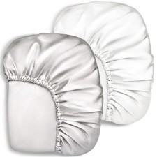 2 Pack Satin Crib Sheet for Baby Hair Care OekoTEX Certified Silky Soft Fitt...