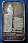 1974 University Of Michigan Ann Arbor 1oz Silver Art Bar -  1oz .999 Fine