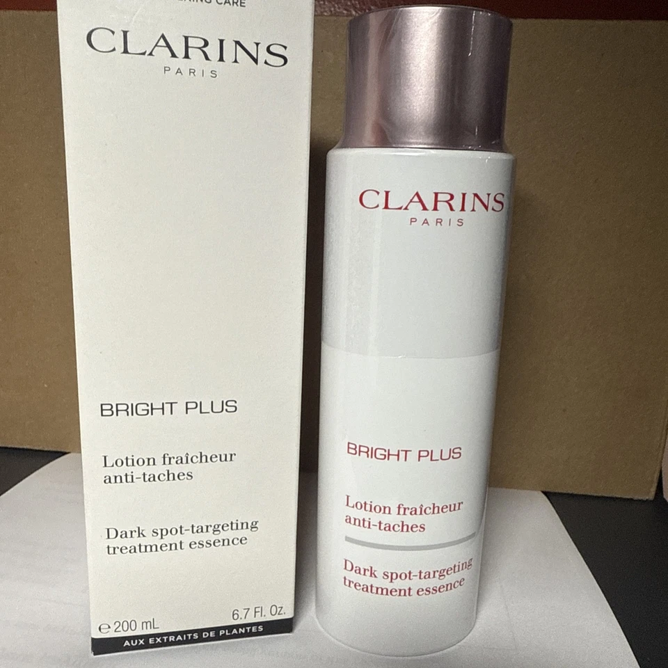 Clarins Paris Bright Plus Dark Spot Targeting Treatment Essence 6.7 oz TESTER BX - Image 2 of 4