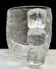 Vintage/1993 McDonald's Flintstones RocDonals's 3D Clear Glass Mug/Cup — photo 3