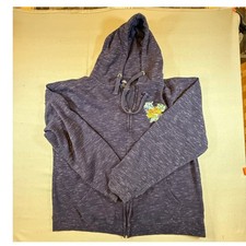 Disney Parks Walt Disney World Mickey Mouse Full Zip Hoodie Navy Blue 2XL 1991