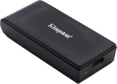 Kingston XS1000 2TB tragbare Externe SSD-Festplatte USB-C 3.2 1050 MB/s schwarz