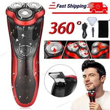 🔥Removable Electric Shaver Mens Razor Rotary Waterproof Pop-Up Trimmer Wet Dry