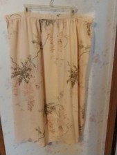 Vintage Koret Pleated Midi Skirt Womens Sz. 22 Pastel Floral 80's Romantic Pink