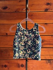 Old Navy Girls S 6-7 Active Floral Sports Bra