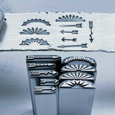 1X Steel Stamper Flower Arrow Shape Metal Stamps Punch Mold Tool for Craft DIY