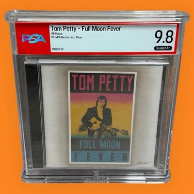 1st Print 9.8 A+ PSA Full Moon Fever Tom Petty Of The Heartbreakers CD WATA CGC
