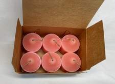 PartyLite Lot of 6 Votive  Candles Marshmallow Peppermint V06777 New In Box