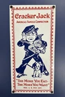 CRACKER JACK VINTAGE METAL SIGN PORCELAIN JACK AND ROONEY 12 X 6 ADVERTISING