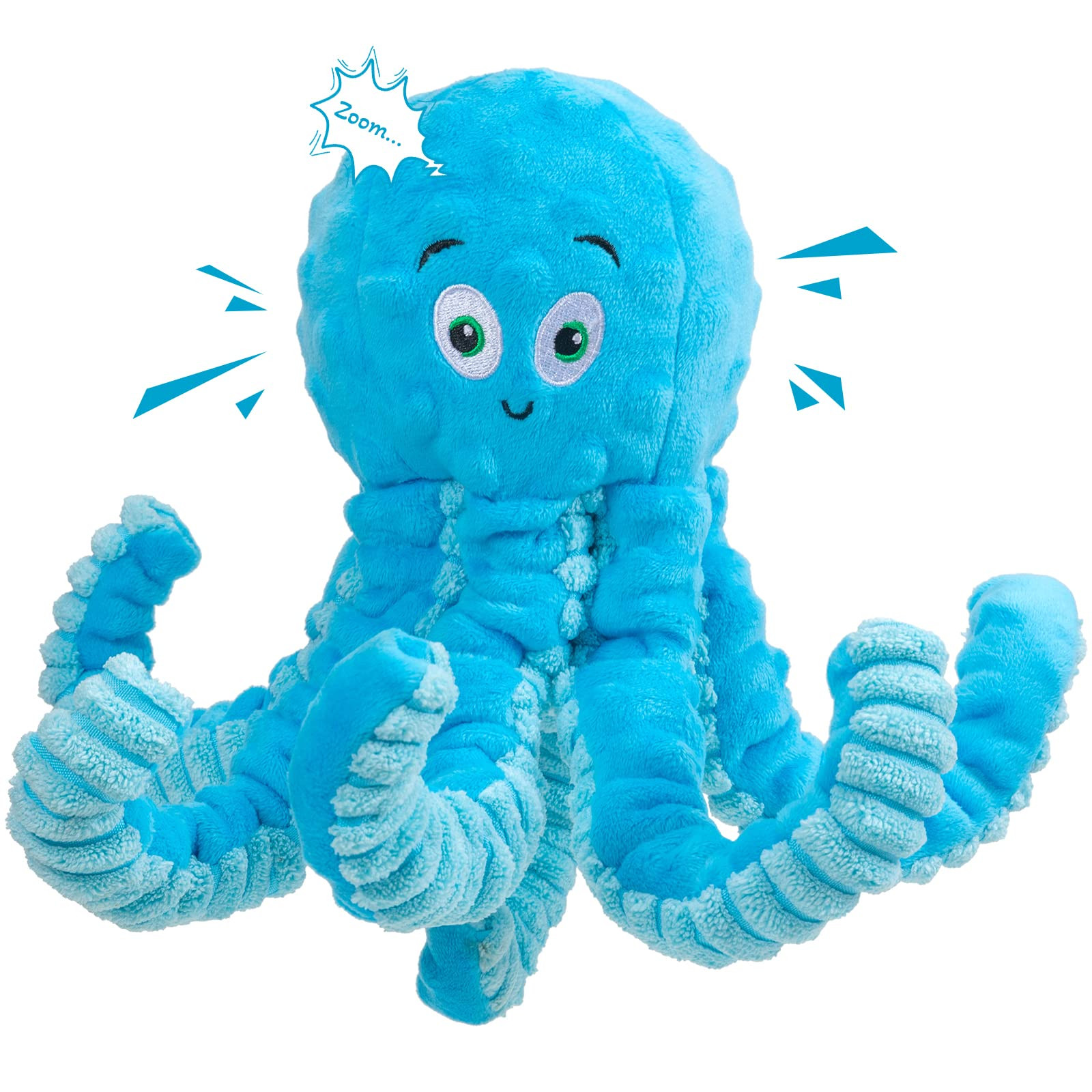 Dog Toys for Aggressive Chewers Squeaky Dog Toys Octopus-Tug of War Dog Toys ...