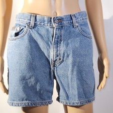 Vintage Calvin Klein Double Stone Washed Women's Size 6 Denim Shorts 90s y2k
