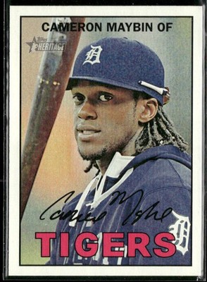 2016 Topps Heritage #53 Cameron Maybin 2B