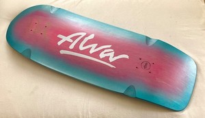 New 2024 ALVA "Super Pig" proto-type skateboard deck 12" x 36” vintage like