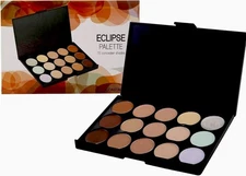 Coastal Scents Eclipse 15 Shade Concealer Compact Palette - Neutralizing PL-026