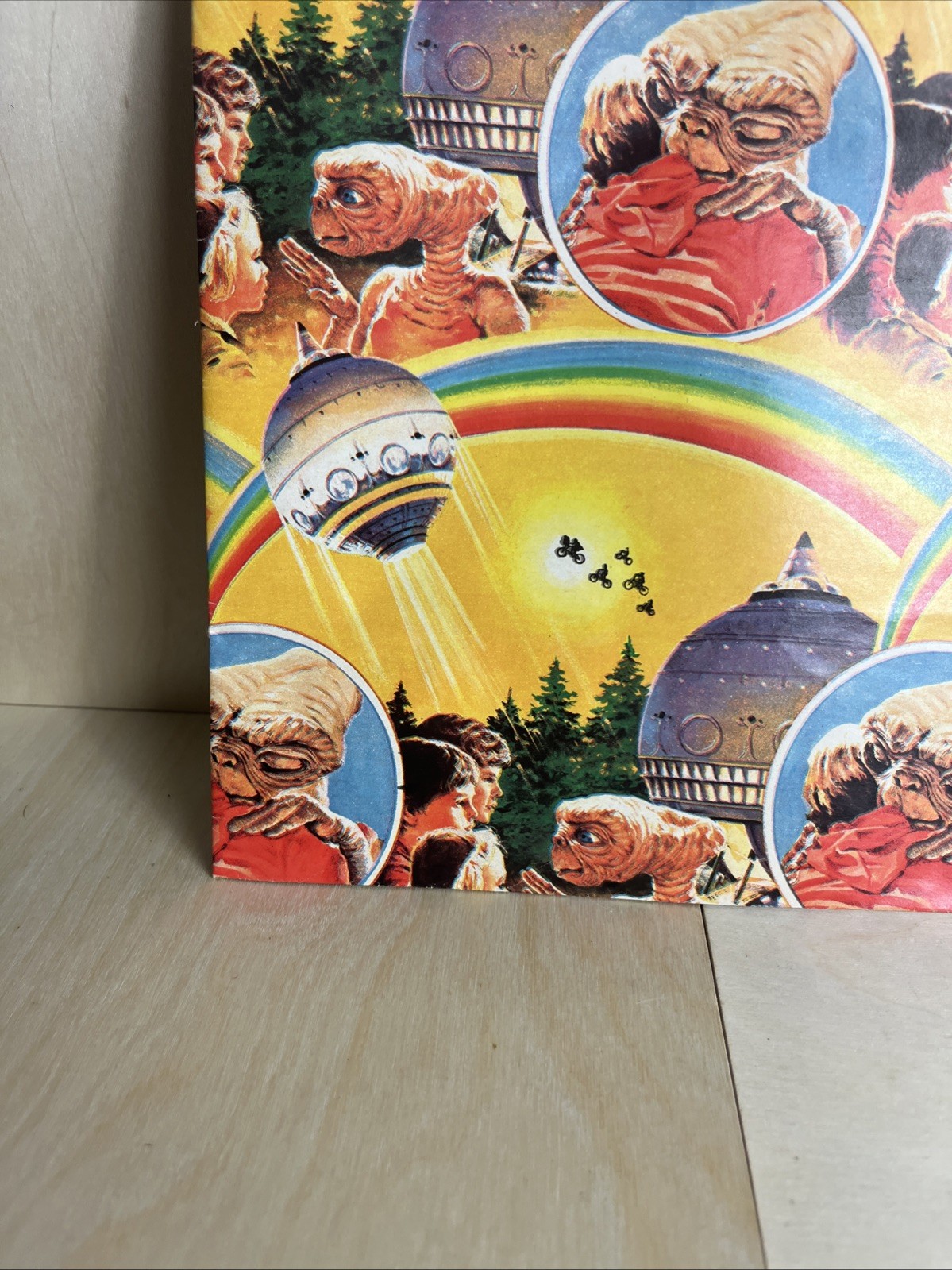 Vintage 1982 E.T. Everyday Gift wrap