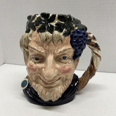 Royal Doulton Bacchus Large Character Toby Jug 7  COPR 1958 D6499 Vintage