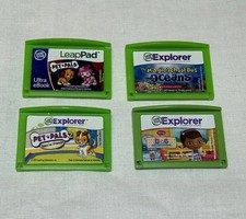 LeapFrog LeapPad Explorer Learning Cartridge LOT of 4 Ebook Games