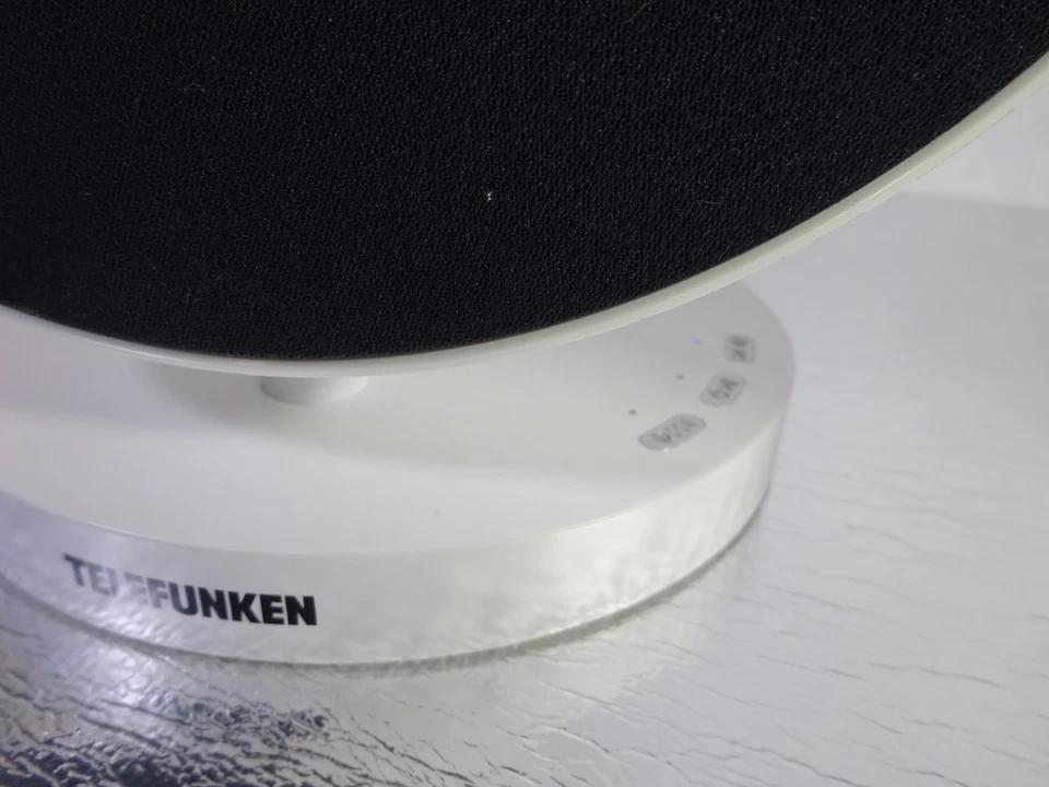 2 pz Telefunken BS1012ST bianco doppio altoparlante Bluetooth casse AUX vivavoce - Immagine 3 di 4