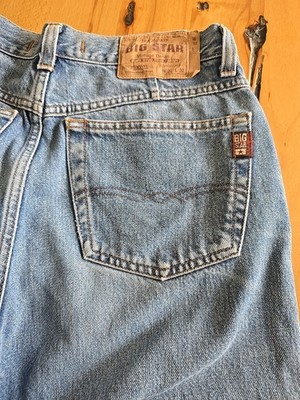 Nr.91 Big Star New West W32 L32 Loose Fit Tapered Leg Cotton Reißverschluss...
