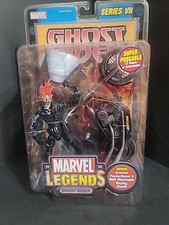New Marvel Legends Series 7 Ghost Rider Action Figure with Flame Cycle ToyBiz