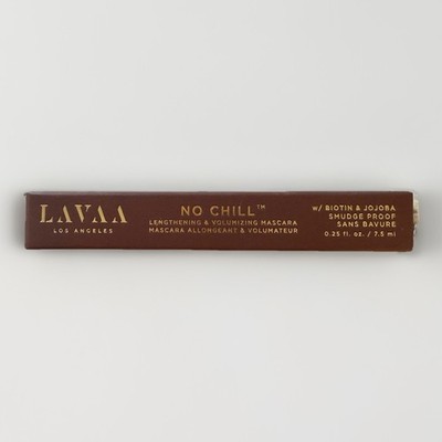 LAVAA No Chill Mascara Brown Lengthening & Volumizing Smudge Proof Biotin NIB