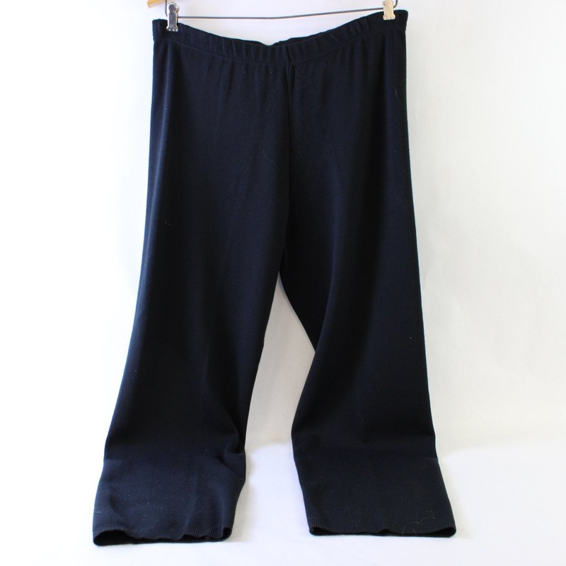 Karen Lessly Acrylic Pants Women's PL Elastic Waistband Comfy Warm