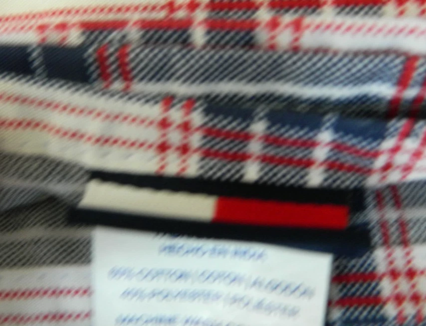 2 Piece Tommy Hilfiger Twin Sheet Set Fitted Flat Red, White, Blue Plaid Unisex - Image 4 of 4