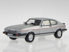 Ford Capri MK3 2.8i 1982 silverblue diecast model car 270561 Norev 1/43