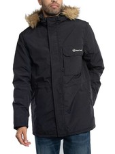 Sergio Tacchini Men's Budge Parka Jacket, Black