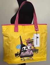 Vintage Tokidoki 2013 Adios  Ciao Ciao Wedding Love Paris Nylon Tote Bag Read