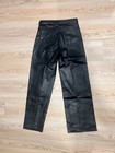 L'AGENCE Women's High Rise Wide-Leg Black Coated Denim Jeans 5-Pocket — photo 2
