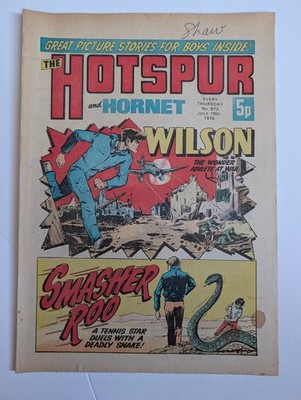 Hotspur and Hornet Comic No 873, July 10th 1976, D.C. Thompson.