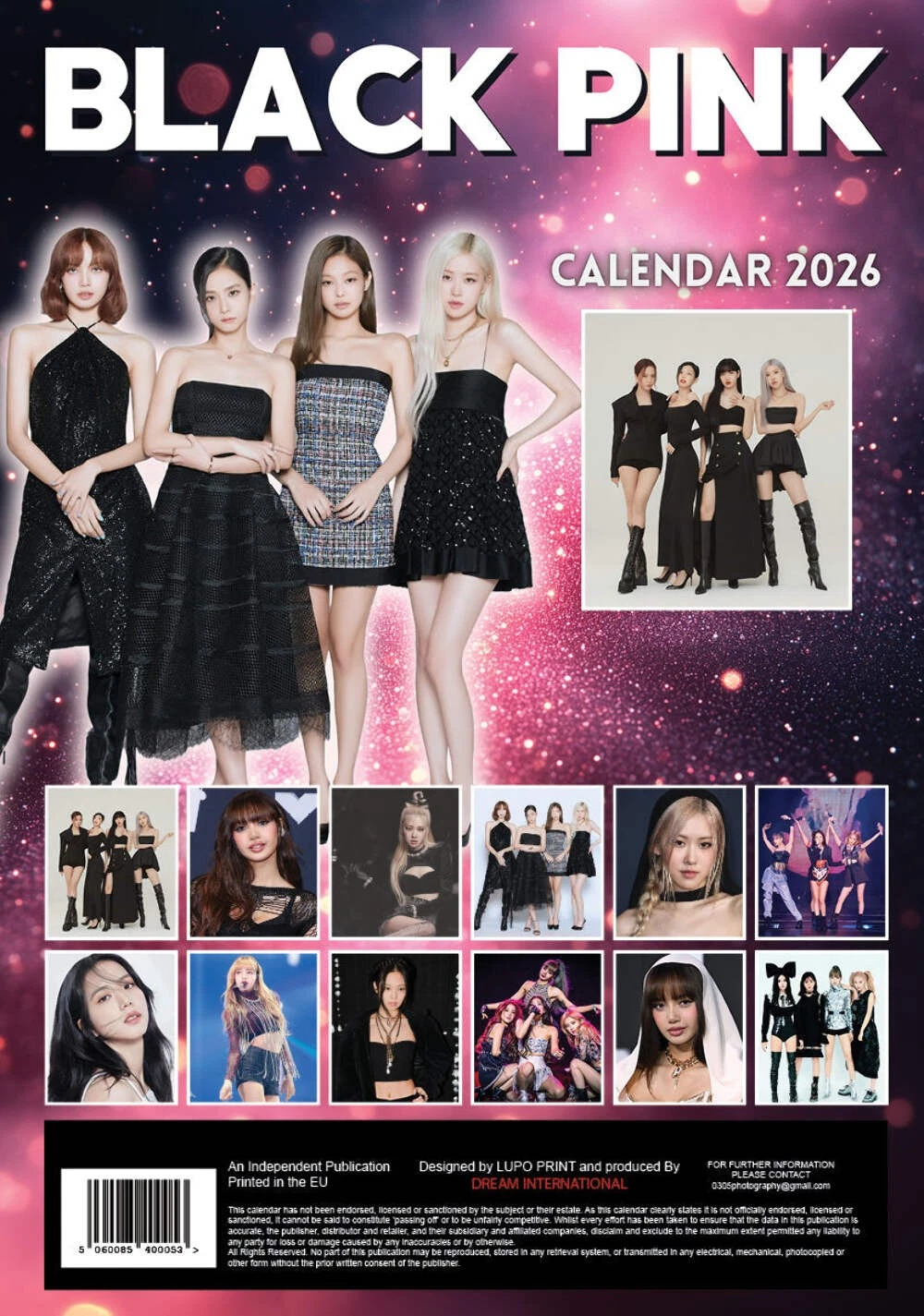 2026 Blackpink - A3 Wall Calendar