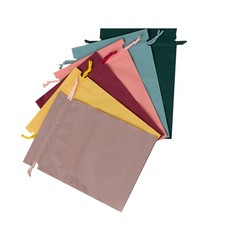 6 Pcs Travelling Drawstring Bags For Shoes Clothes Storage Trip Bags