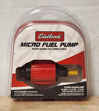 Edelbrock 17303 12-volt 30gph Gasoline Micro Fuel Pump - New In Packaging