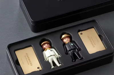 2021 Starbucks X Playmobil 9th Anniversary Limited Edition Rewards Gold Card