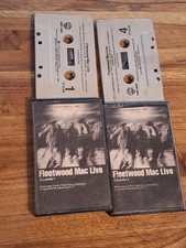 Fleetwood Mac LIVE - Cassette 1 2 SET Original Cassette Tapes LOT 1980
