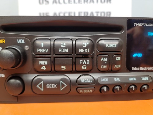 1996-2002 CHEVY BLAZER S10 CD PLAYER RADIO Delco Tested w LED backlights ACTUAL - Picture 5 of 24