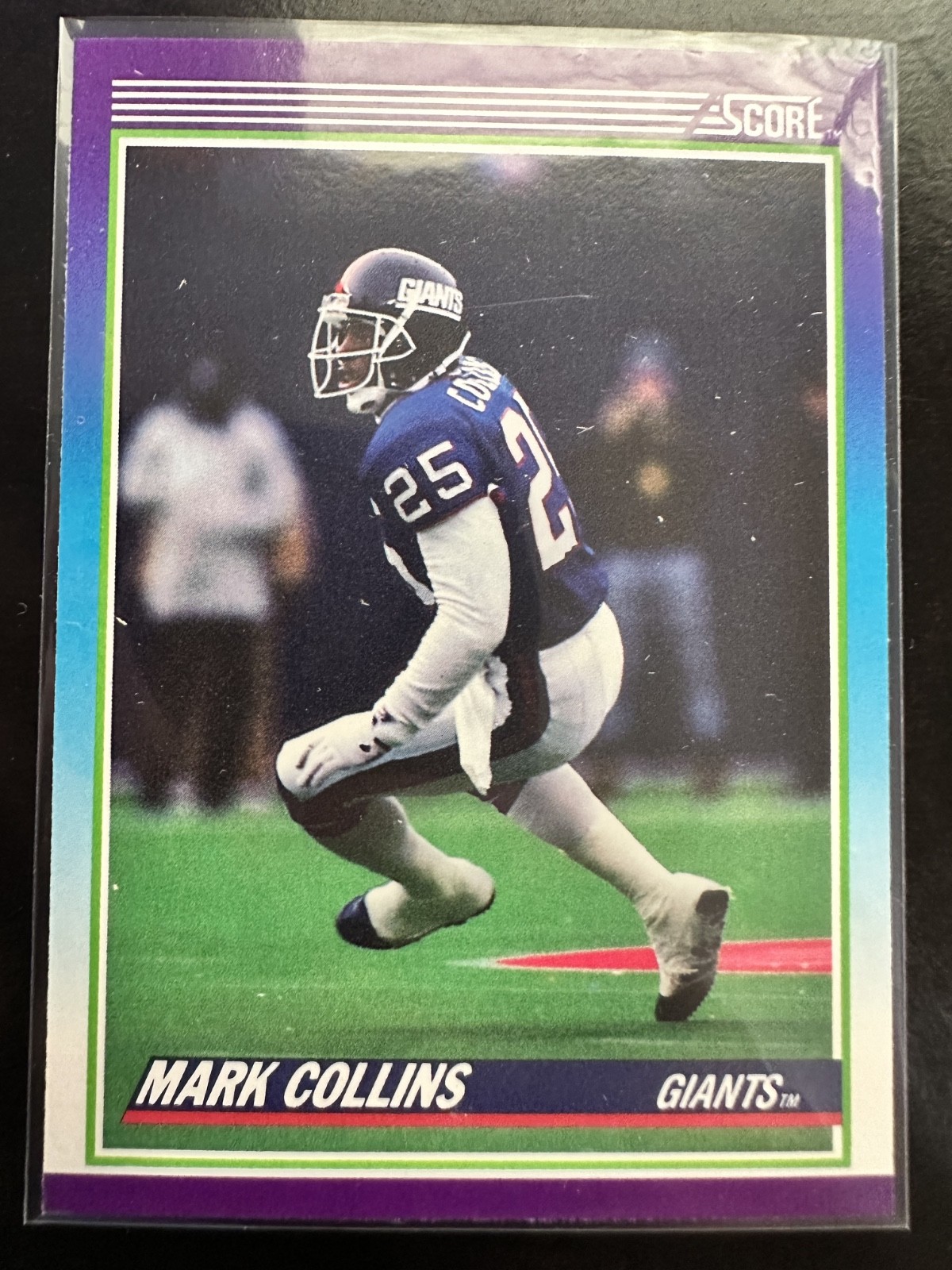 Mark Collins 1990 Score #129 New York Giants Football Card