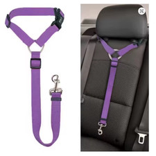 Adjustable Pet Dog Car Seat Belt Safety Harness Lead Strap Travel Restraint