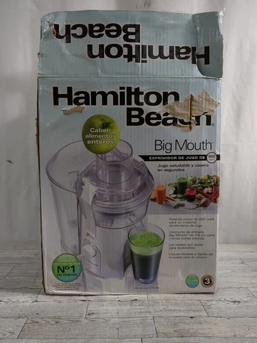 Hamilton Beach 67702 800W Big Mouth Juice Extractor - White