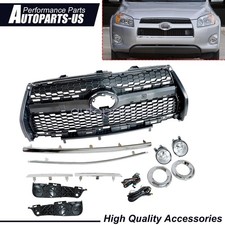 10pcs Of Front Grille Wtrimfog Lampbracket For Toyota Rav4 Limited 2009-2012