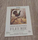 étiquette de vin la chasse 1996