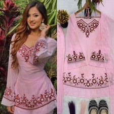 Bollywood Pakistani Indian Bridal Antalkali Salwar Kameez Dress Party Heavy Suit