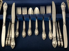 VTG  40pcs  COMMUNITY  " BALLAD"  Silver Plate...FLATWARE SET (NO BOX)